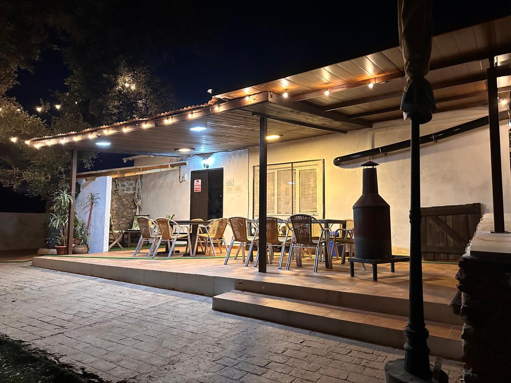 Casa Rural Quejigo Con Piscina Santa Olalla del Cala Ngoại thất bức ảnh