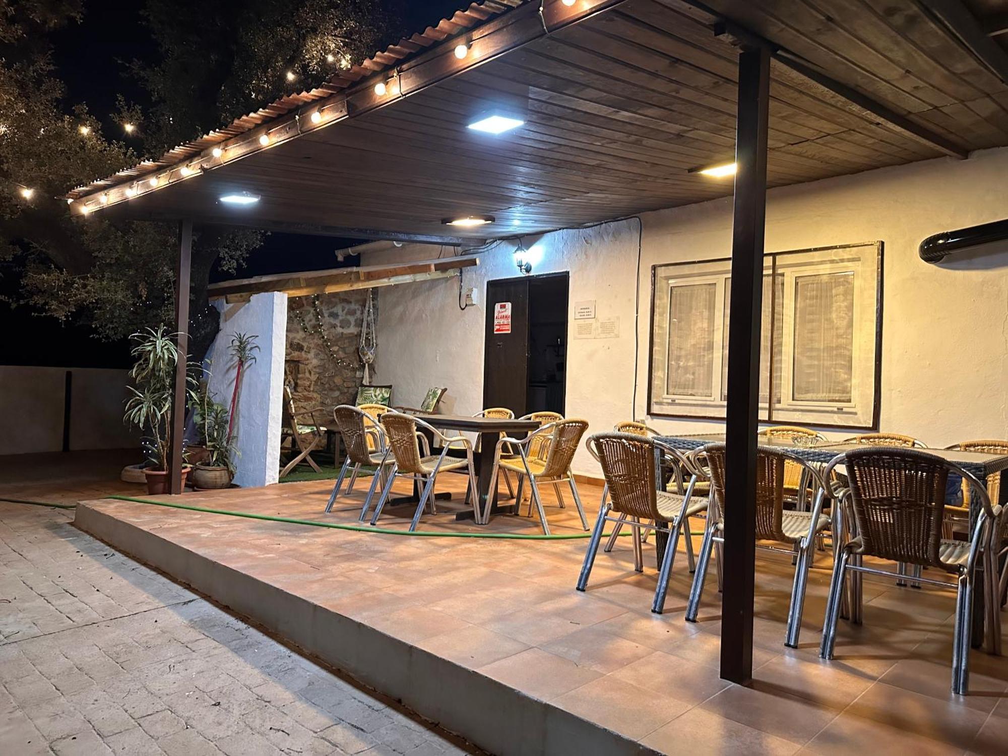 Casa Rural Quejigo Con Piscina Santa Olalla del Cala Ngoại thất bức ảnh